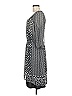 Old Navy 100% Polyester Paisley Gray Casual Dress Size M - photo 5