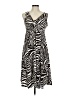 Rafaella Animal Print Black Cocktail Dress Size M - photo 1