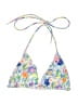 Blackbough Print Blue Purple Swimsuit Top Size S - photo 1