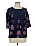 Assorted Brands Blue 3/4 Sleeve Blouse Size M (estimated) - photo 1