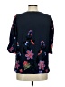 Assorted Brands Blue 3/4 Sleeve Blouse Size M (estimated) - photo 2