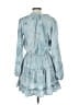 Tyche 100% Polyester Blue Casual Dress Size L - photo 2