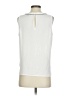 Banana Republic 100% Polyester White Sleeveless Blouse Size S - photo 2