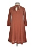 Everly Brown Orange Casual Dress Size S - photo 1