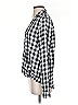 Madewell 100% Viscose Checkered-gingham Black Long Sleeve Blouse Size S - photo 5
