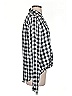 Madewell 100% Viscose Checkered-gingham Black Long Sleeve Blouse Size S - photo 4