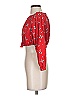 Divided by H&M Red 3/4 Sleeve Blouse Size S - photo 5