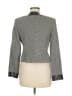 Neiman Marcus 100% Acetate Houndstooth Gray Blazer Size 6 - photo 2