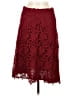 Zara 100% Viscose Burgundy Casual Skirt Size M - photo 1