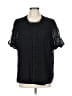 Torrid Black Short Sleeve Blouse Size Lg Plus (0) - photo 1