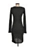 Tildon Solid Gray Casual Dress Size S - photo 2