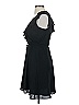 Ann Taylor LOFT 100% Polyester Solid Black Cocktail Dress Size 0 - photo 5