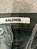 Baldwin Denim Chevron-herringbone Black Jeans Size 26 waist - photo 7