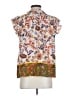 Chenault 100% Polyester White Short Sleeve Blouse Size S - photo 2
