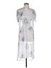 Vince Camuto 100% Polyester Gray Casual Dress Size S - photo 1