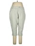 Hue Solid Gray Khakis Size XL - photo 1