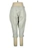 Hue Solid Gray Khakis Size XL - photo 2