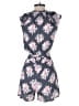 Ann Taylor LOFT Outlet 100% Rayon Floral Gray Romper Size XXS - photo 2