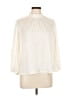 Amour Vert 100% Recycled Polyester Ivory 3/4 Sleeve Blouse Size L - photo 1