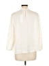 Amour Vert 100% Recycled Polyester Ivory 3/4 Sleeve Blouse Size L - photo 2