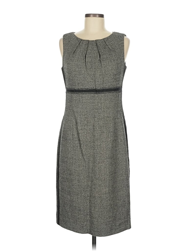 Pre-owned Per Se By Carlisle Casual Dress In Gray