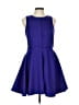Keepsake Solid Blue Cocktail Dress Size L - photo 1