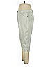 Hue Solid Gray Khakis Size XL - photo 5