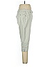 Hue Solid Gray Khakis Size XL - photo 4