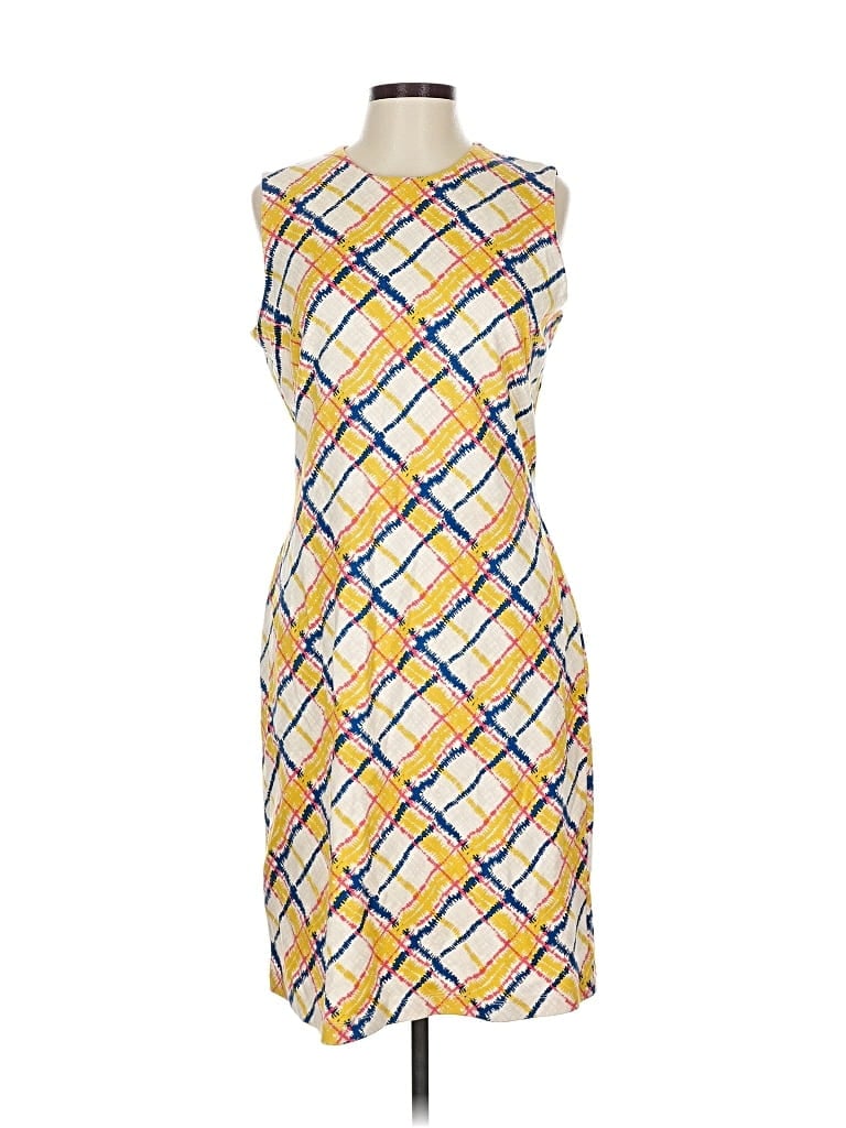 Pre-owned J. Mclaughlin Cocktail Dress In Yellow