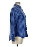 Vineyard Vines Checkered-gingham Blue Long Sleeve Button-Down Shirt Size 8 - photo 4