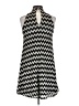 Soprano Chevron-herringbone Black Casual Dress Size S - photo 2
