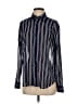 MICHAEL Michael Kors Stripes Blue Long Sleeve Blouse Size XS - photo 1