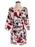 LOFT Beach 100% Rayon Hearts Red Romper Size S - photo 1