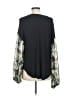 L&B Black Long Sleeve Blouse Size M - photo 2