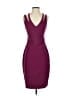 Likely Solid Burgundy Cocktail Dress Size 4 - photo 1