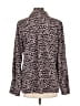 Kaileigh Animal Print Pink Long Sleeve Blouse Size L - photo 2