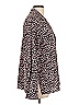 Kaileigh Animal Print Pink Long Sleeve Blouse Size L - photo 4
