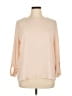 English Laundry 100% Polyester Tan 3/4 Sleeve Blouse Size XL - photo 1