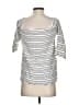 Bailey 44 Silver 3/4 Sleeve Top Size S - photo 2
