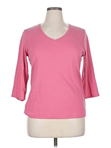 St. John's Bay 3/4 Sleeve T-Shirt (view 1)