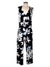 Leota Graphic Black Jumpsuit Size S - photo 1