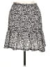 ASOS 100% Polyester Print Black Casual Skirt Size 8 - photo 2