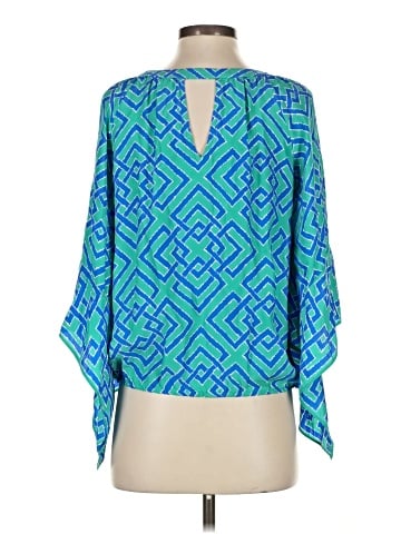 Alice & Trixie 3/4 Sleeve Silk Top (view 2)