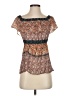 Bailey 44 100% Viscose Brown Short Sleeve Blouse Size XS - photo 1