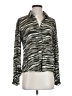 Cloth & Stone 100% Rayon Animal Print Gray Long Sleeve Blouse Size XS - photo 1