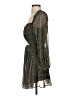 Bardot 100% Polyester Metallic Gray Black Cocktail Dress Size 2 - photo 5
