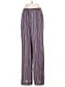 Nanette Lepore Stripes Purple Casual Pants Size 4 - photo 1