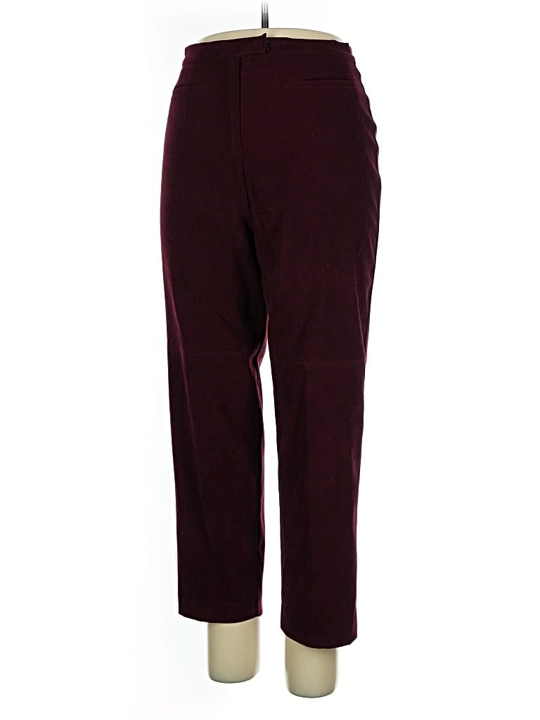Pre-owned Norton Mcnaughton Casual Pants In Burgundy