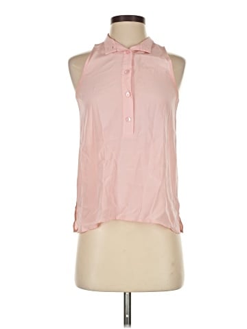 Tucker Sleeveless Silk Top (view 1)