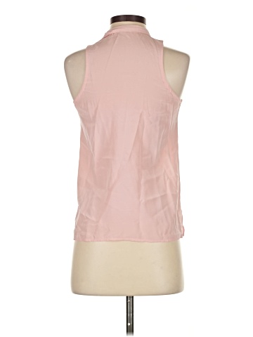 Tucker Sleeveless Silk Top (view 2)